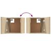 5 Piece TV Cabinet Set In Sonoma Oak Effect Particle Board