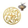 Copper Disc Purification Plate for Birds Bath Brass Tray Safe Water Cleaner Rust-Proof Metal Outdoor Pet Supplies for Tree Statue Pond Balcony