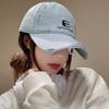 Womens Contemporary Soft Top Baseball Cap With American Alphabet Embroidery