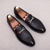 Fashion Leather Shoes Man Casual Loafers Luxury Design Slip on Male Dress Shoes Leisure Style Big Size Good Wear-resistant Sole