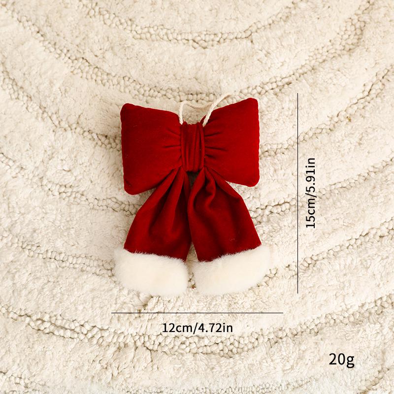 

Красный флокированный расписной елочный шар