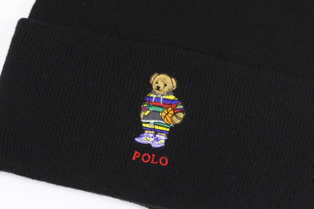 (Polo Ralph Lauren) Men's and Women's Polo Bear Embroidered AcrylicNylonWool Beanie Knit Hat 01080139-001 [Used]