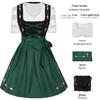 Bavarian Oktoberfest Women's Costume Set - Halloween Carnival Outfit