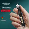Extra Long Slanted Nail & Ingrown Nail Clipper with Large Opening for Home Manicure.