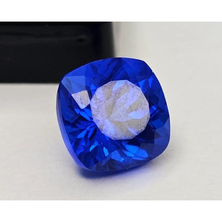 10+ Ct Natural Blue Sapphire Cushion Cut Fabulous Certified Loose Gemstone