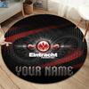 Eintracht Frankfurt Custom Name Round Area Rug,Carpet Rug for Living Room Bedroom Sofa Playroom Decor,Non-slip Floor Mat