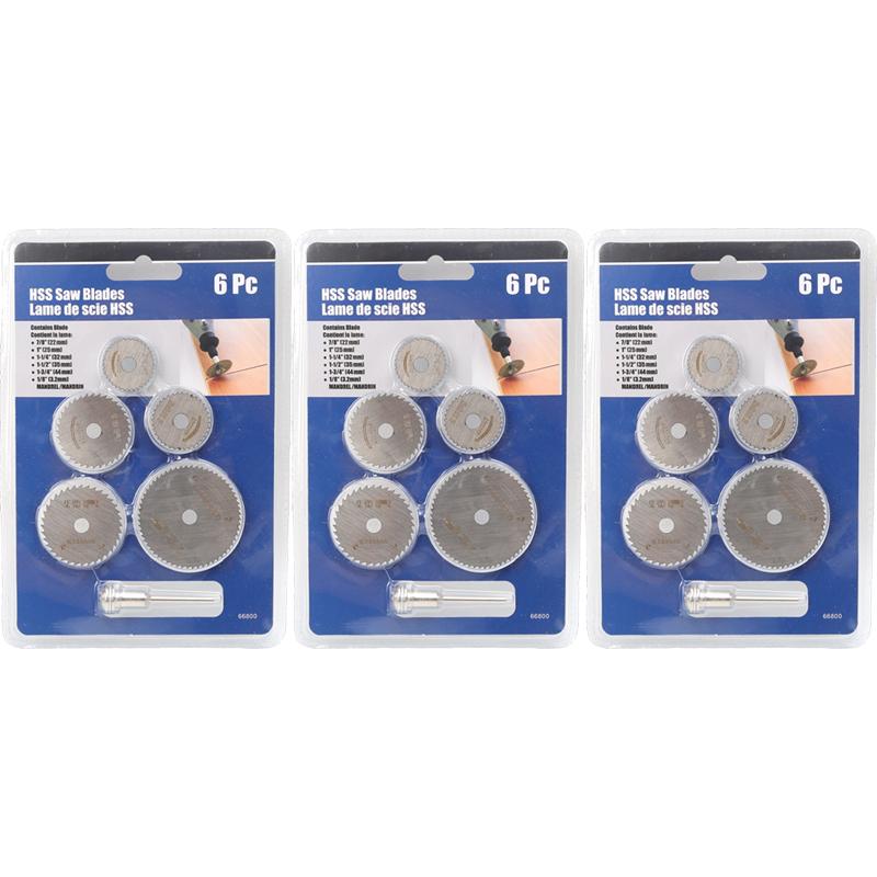 6-30pc HSS Circular Saw Blade Rotary Tool for Metal Cutter Power Woodwork Cutting Discs Rotating Drilling Circular Saw Blade Set
