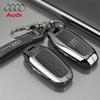 For 8YFor Audi A3 A5L Q6 A6L A6 A7 Q7 Q3 Q5 New 2025 Accessories Zinc Alloy Car Smart Remote Key Case Cover Shell Holder Protector Fob