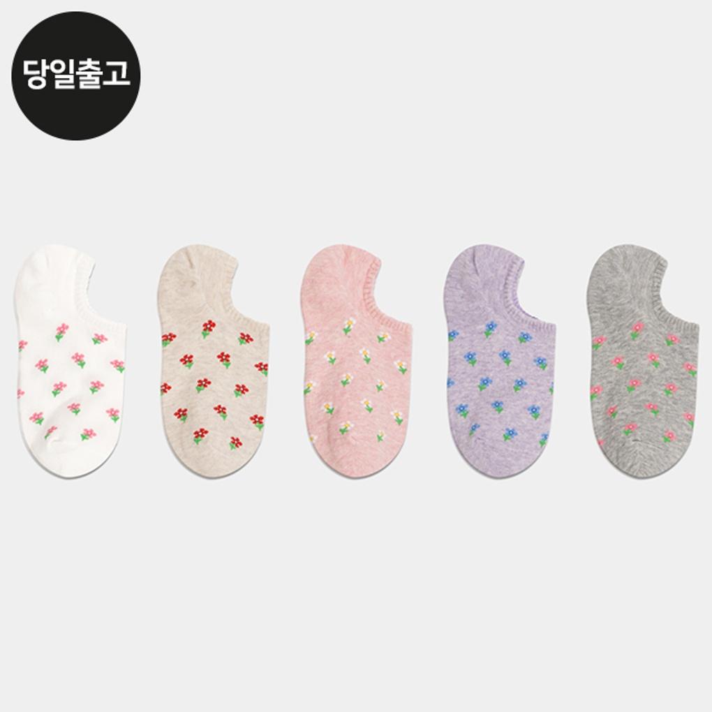 PG Women s/Student Mini Flower Socks (5 Pairs) Set Daily Fake Socks