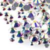 1440Pcs Crystal Ab Round Nail Art Rhinestones 2.0mm Flat Back Mixed Colors 3D Nail Decoration Art Accessories Rhinestones