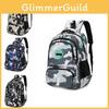 Printed Backpack Travel Fashionable Wear Resistant Student Schoolbag