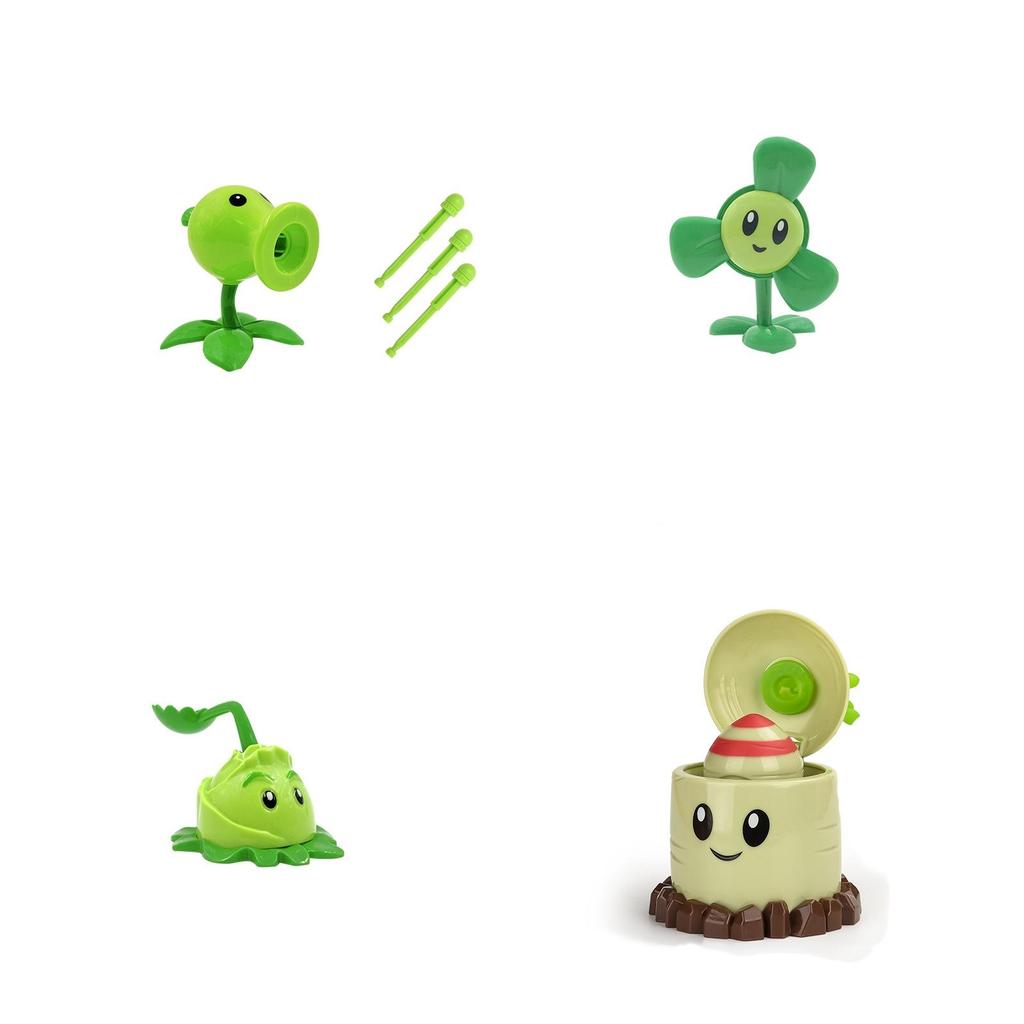 Pflanze vs.. Zombies Spielzeug Fußball Maschinengewehr Erbsenschießer Kornblume Zubehörpaket Tasche