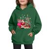Sweatshirts For Teen Girls Hoodies Long Sleeve Drawstring Pullover Cute Printed Oversized Hoodie Christmas