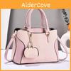 Fashion Splicing Design Shiny Snake Pattern Handbag With Pendant Small Bag For Women