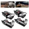 A51K-Car Interior Door Handles Left& Right Side 4Pcs 82610-2B000 82620-2B000 For Hyundai Santa Fe 2007-2012
