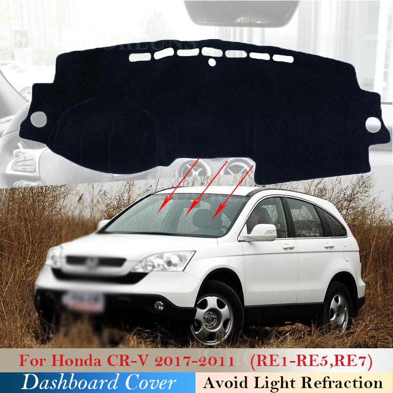 

Защитная накладка на приборную панель для CR-V RE1 ~ RE5 RE7 2007 2008 2009 2010 2011, солнцезащитный козырек для приборной панели