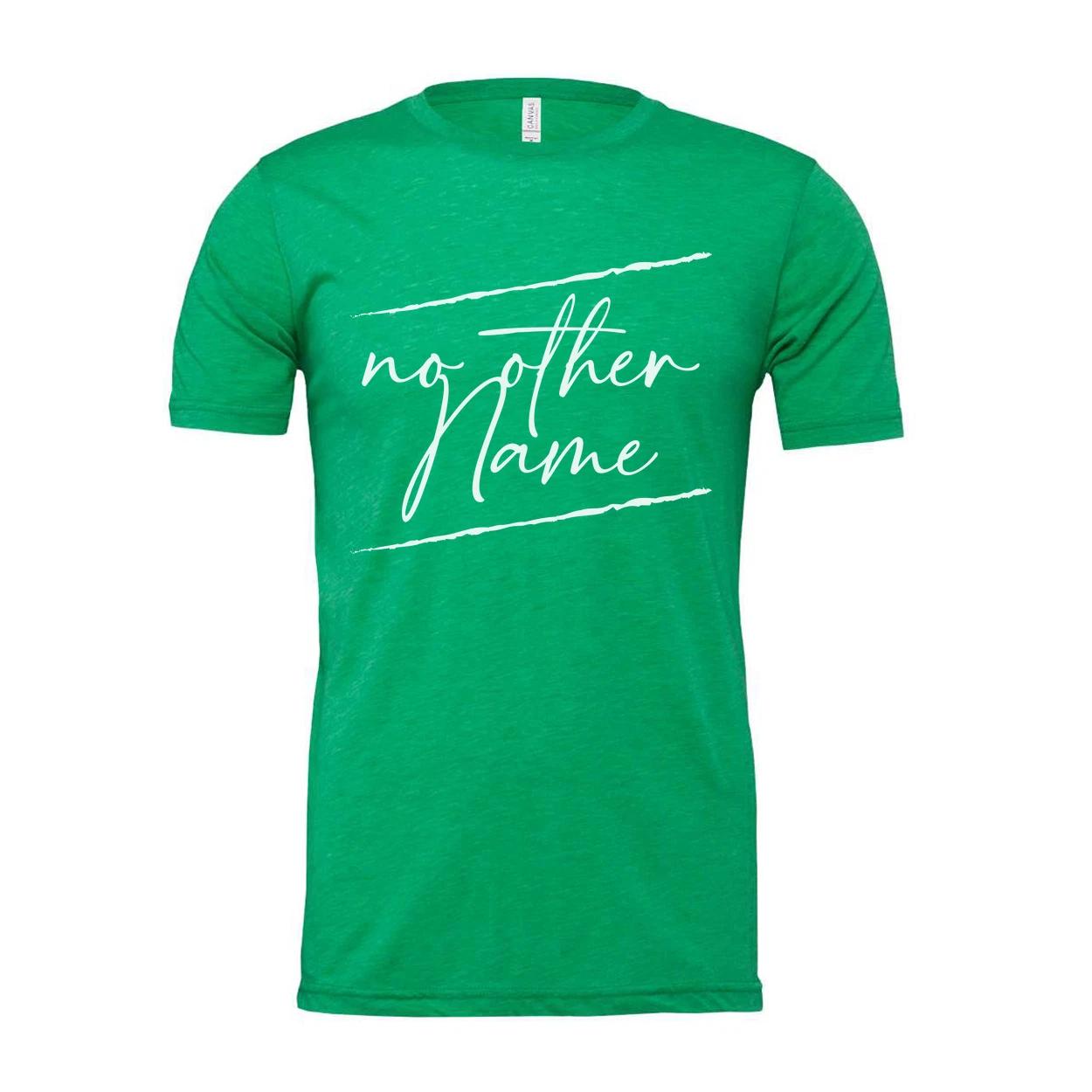 

Unisex Christian T Shirt With No Other Name Handwritten Script Graphic Design Ar L