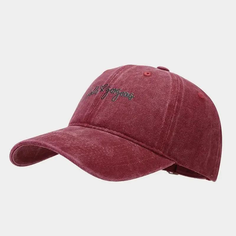 Spring and Summer Cotton Letter Print Casquette Baseball Cap Adjustable Outdoor Snapback Hats for Men and Women 257