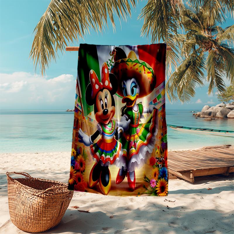 1pc Mickey Minnie Mexico Microfiber Beach Towels Quick Dry Towel Sand Beach Towels Pool for Travel Swim Pool. S072101180