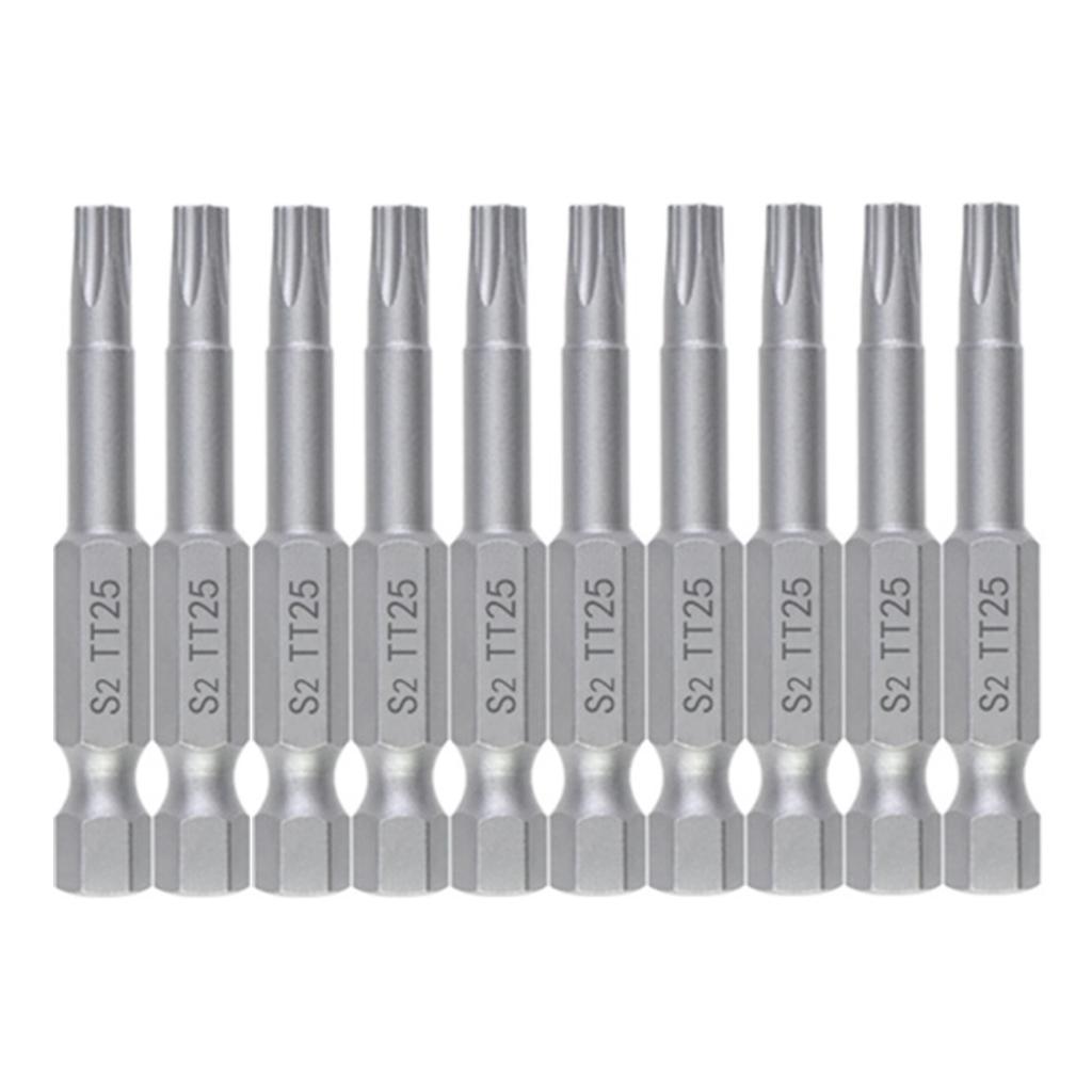 10Pcs Blossom Screwdriver Bit Set 1/4Inch Blossom Screwdriver Bit Set Magnetic Adapter Hex Screwdriver Bit Repair Tool
