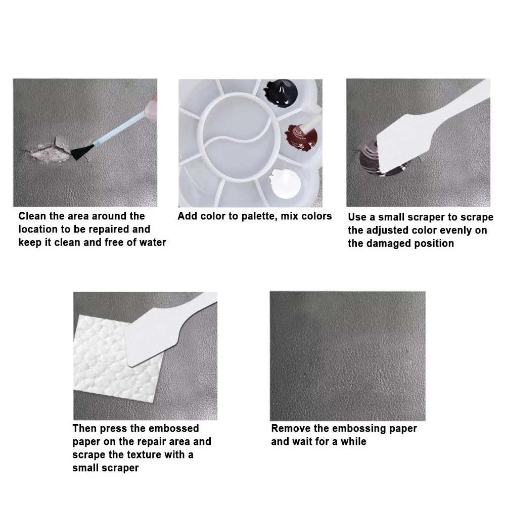 20ml Home Car Leather Care Kit Repair Gel Liquid Leather Skin Refurbish Auto Seat Sofa Coats Holes Scratch Cracks Restoration