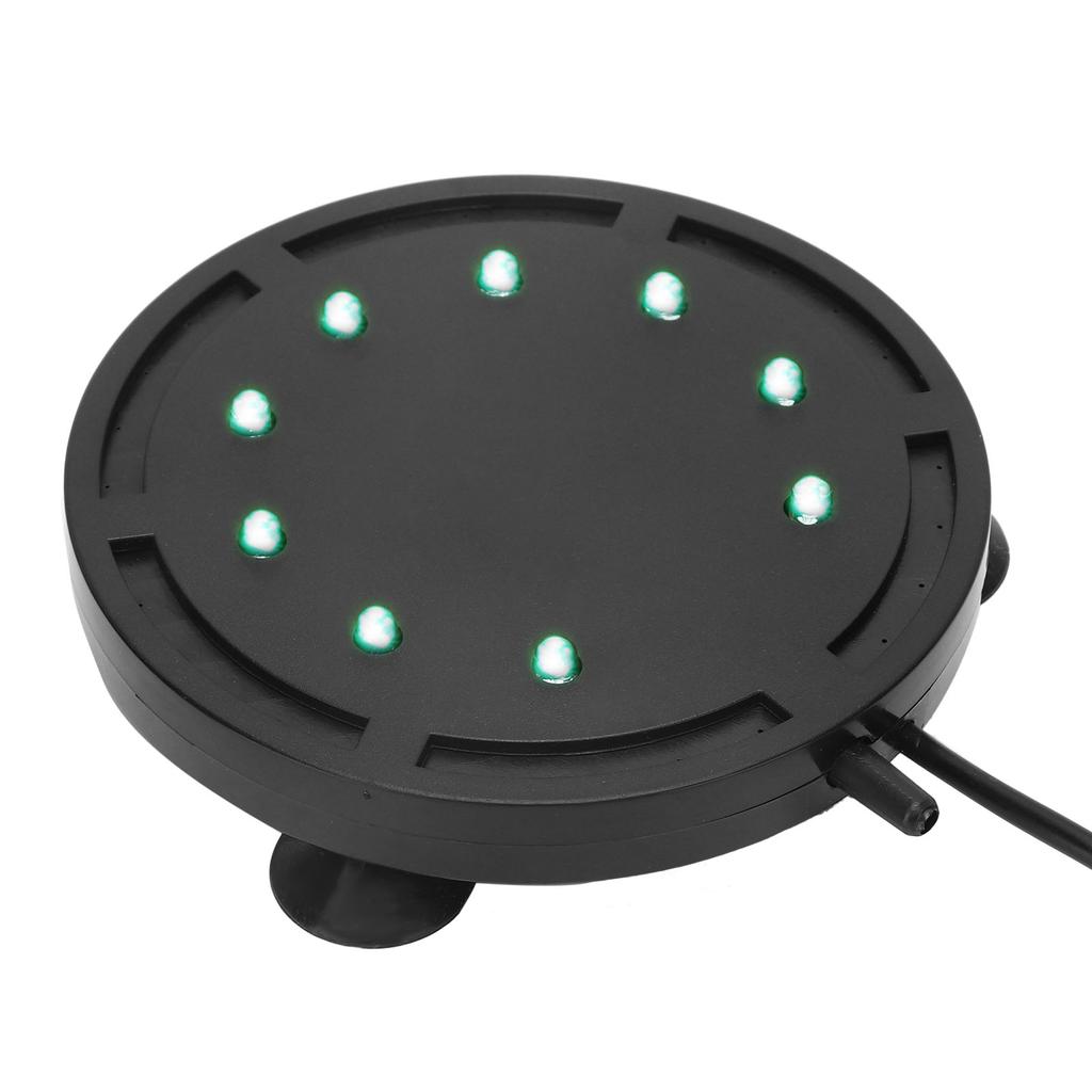 Akvarium LED Luftsten Akvarium Bubblare Syrediffusor med Ljus
