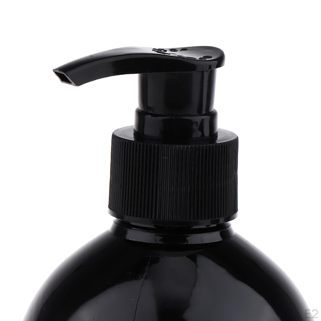 16oz Empty Pump Bottles (2 Pack), Plastic Nozzles Included; Great for Shampoo, Lotions, Liquid