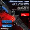 Colorful lights, cool spray laser sword, lightsaber toy, double sword combination, lightsaber, star spray sword