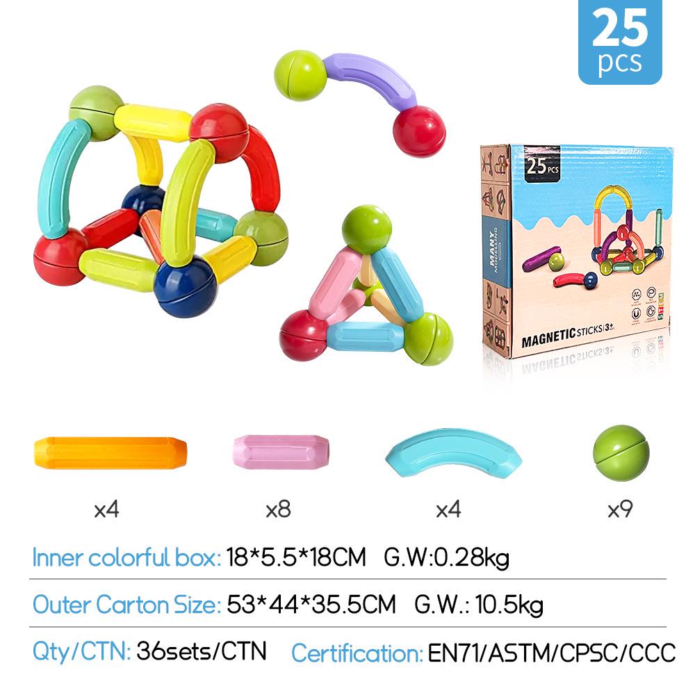 Magnetic Sticks Building Blocks: Versatile Educational Toys for Early Childhood