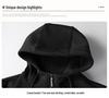 2025 Fleece-Lined Hooded Jacket: Men's Plus Size Thick Casual Sport Cardigan for Autumn/Winter