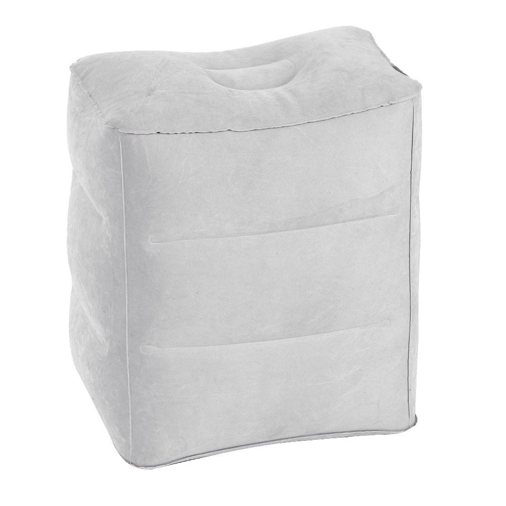 Air Inflation Pillow Rest Pillow 4 Colors Travel Air Inflatable Footrest Travel Air Inflation Pillow Relax Footstool Airplane grigio