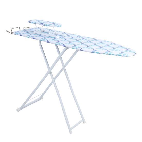 Ironing Board, Full-Size Foldable Ironing Board, Foldable Household Ironing Board, Extended Ironing Board Outside with Heat-Resistant Cover, 42 Inch