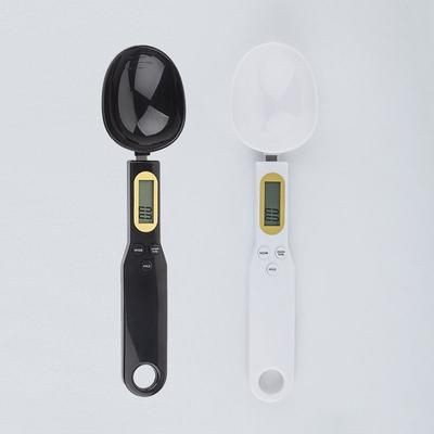 Mini váha se lžičkou Digitální kuchyňská váha Elektronická LCD váha na potraviny 0,1–500 g Mouka na vaření Mléko Kávový prášek Hmotnost Odměrka Lžíce