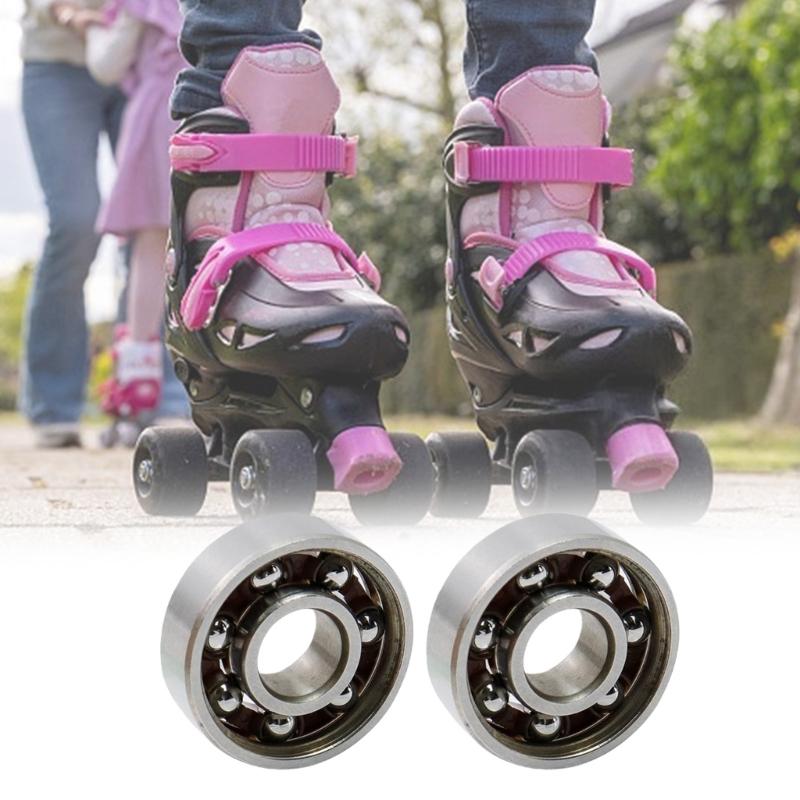 10Pcs Deep Grooves Ball Bearing High Precisions Steel Miniature Open Bearing Inline Skate Spinners Bearing Easy to Use