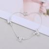 Simple Fashion Jewelry Foot Anklet Bells Bead Ankle Bracelet Silver Plated Chain