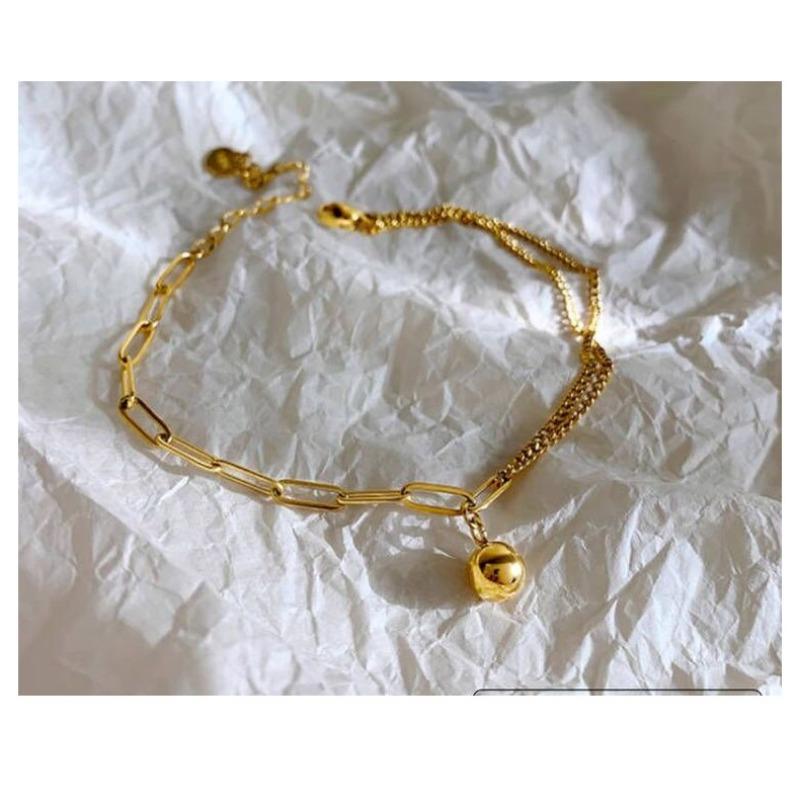 Brățară de gleznă lanț împletit vară Ins Vânt Maree Modele feminine nu își pierd culoarea Senzualitate înaltă de lux ușor a bijuteriilor