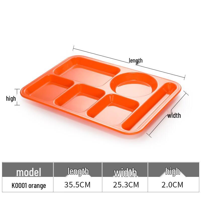 Melamine Divided Fast Food Plate