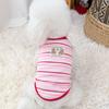 Robe de Chien Refroidissante Fine Rayée Vêtements pour Chien Jupes d'Été pour Chiots Costume de Chien Fille Vêtements pour Chihuahua Bichon Accessoires pour Chien 2026 Nouveau