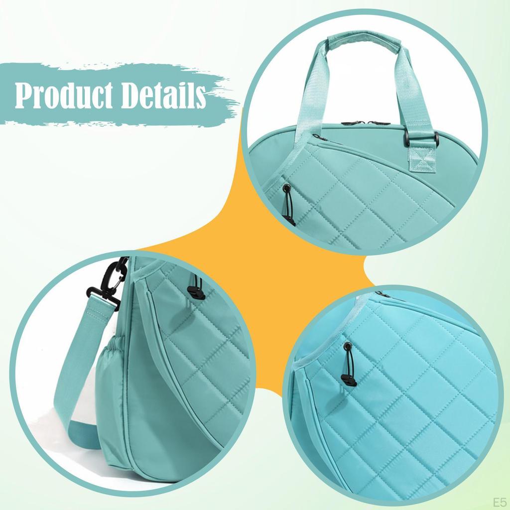 Tennis Bag Handbag Women Men Adjustable Shoulder Strap Multifunctional Equipment Large Capacity