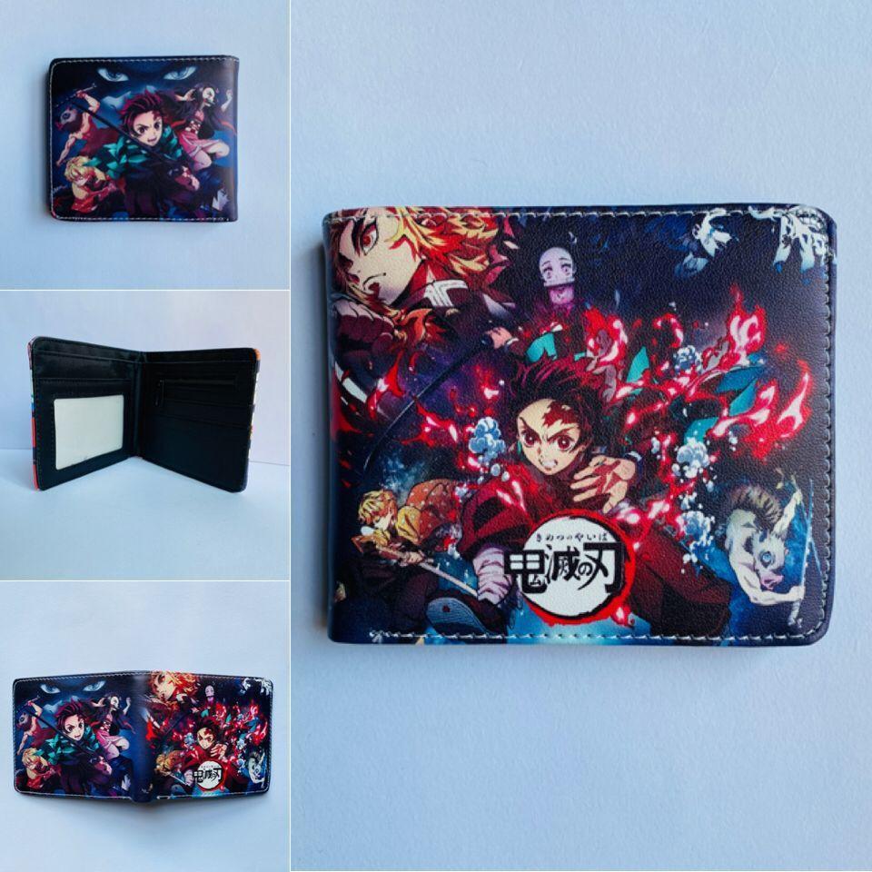 Japan cartoon comics Demon Slayer Short Wallet Cartoon Print Student Coin Purse 0022