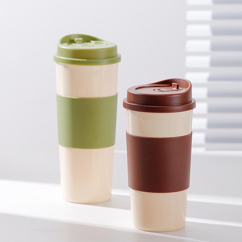 Convenient Portable Heat-insulating Drinking Cup with Lid