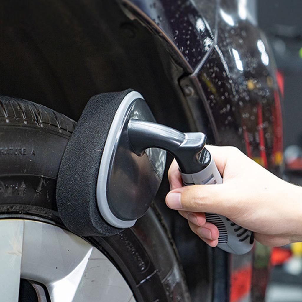 Burete pentru Luciu Anvelope Auto Perie Universală pentru Anvelope Reutilizabilă Perie pentru Curățat Anvelope Auto Bureți de Lustruit Bureți pentru Curățat Anvelope