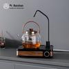 Heat-Resistant Glass Tea Kettle with Auto Water Supply