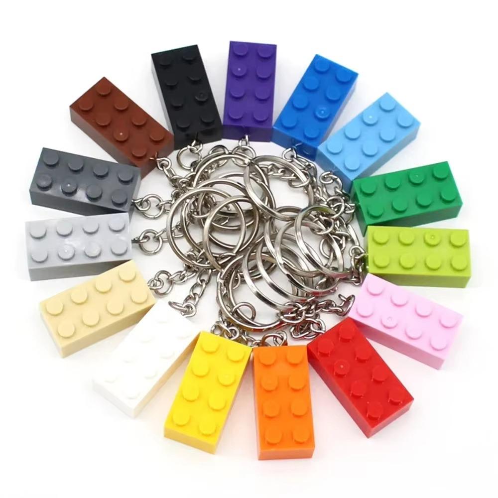 

Gift Colorful DIY Brick Keychain Fun Educational Toy Brick Key Chain Building Toy Building Block Toys