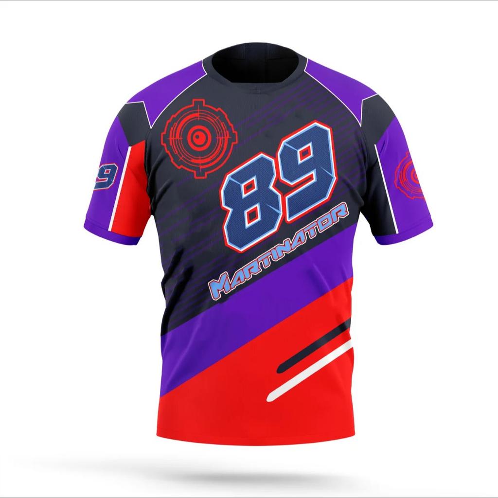 Motorcycle Race 89 Driver Jorge Martin Fan Men's Summer Sports and Leisure T-shirt