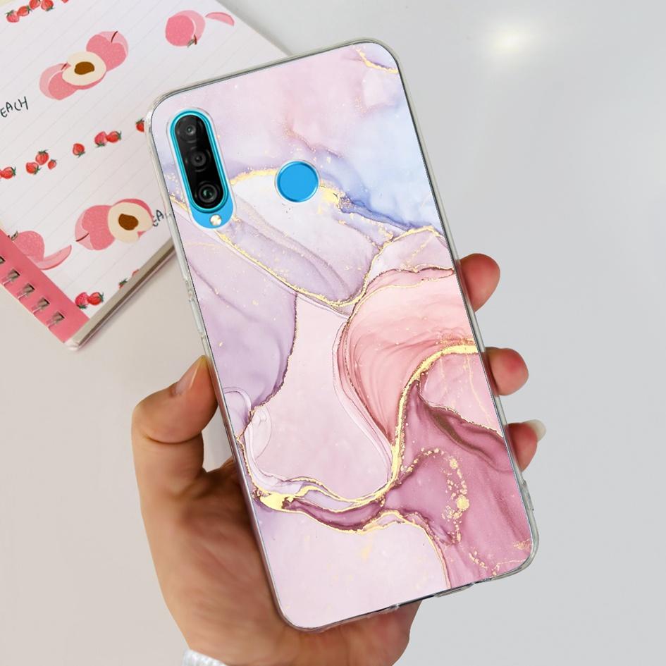 For Huawei P30 Lite Case MAR-LX1M MAR-L21A MAR-LX1A Cute Astronaut Cover Clear Silicone Bumper For Huawei P30 Pro Lite P 30 Capa