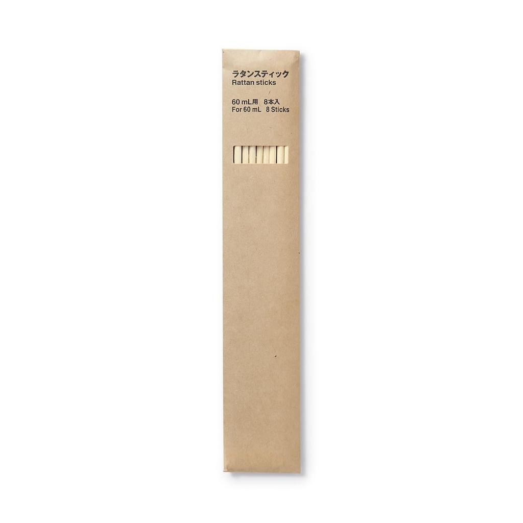 MUJI Rattan 60mL Pack of 44620939 Sticks, Capacity, 8,