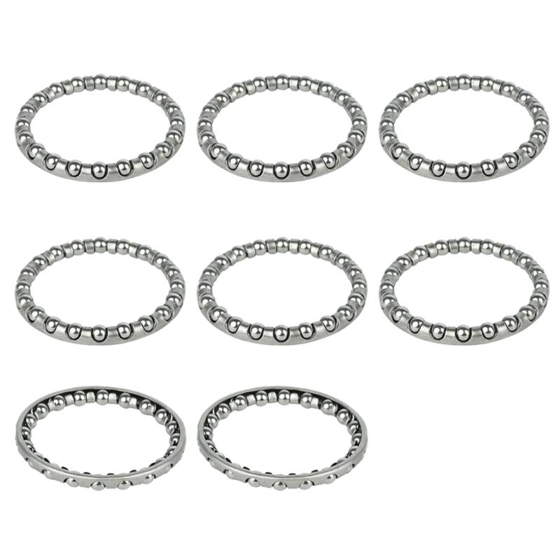 8Pcs Mountain Bike Headset Caged Balls Bearing Cycling Headset Bearing Bicycles Balls Bearing Retainer Bicycles Part
