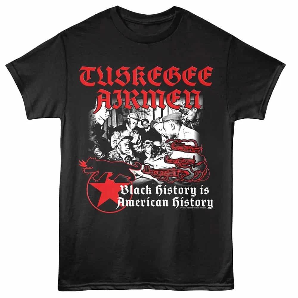 Tuskegee Airmen Black History Men s T Shirt 4XL