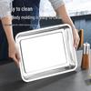Thickened Stainless Steel Rectangular Tray